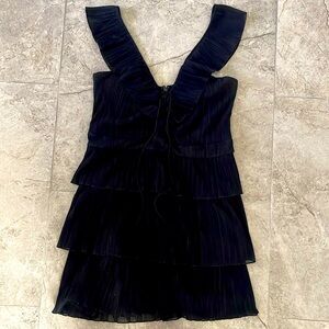 Express black crepe material dress